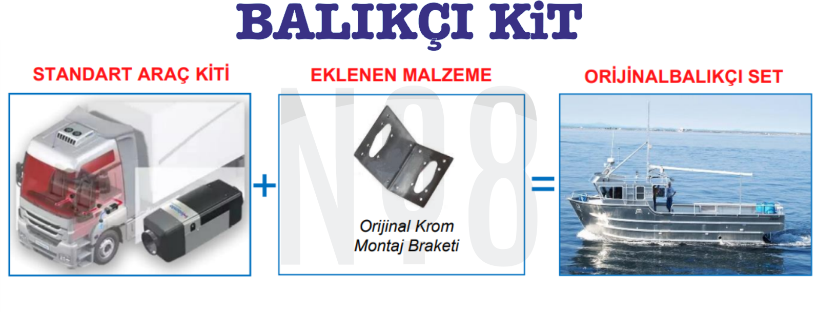 WEBASTO ORİJİNAL BALIKÇI SET