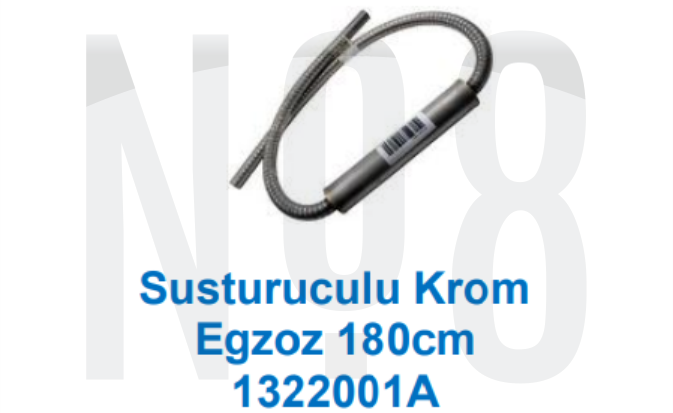 WEBASTO SUSTURUCULU KROM EGZOZ 180 cm