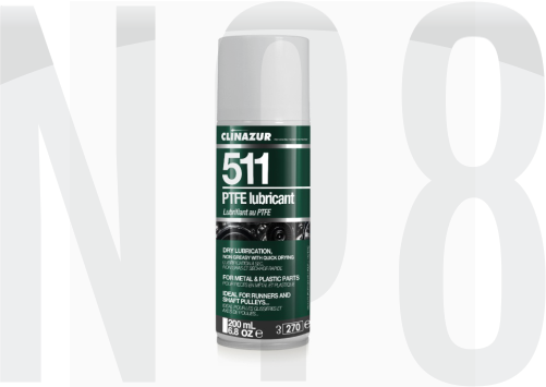Clin Azur PTFE Lubricant 511 teflon sprey