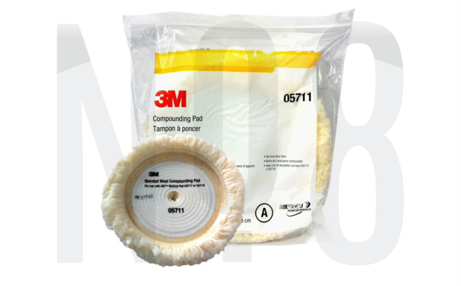 Hookit Tek Taraflı Sünger Sistemi Adım 1 Kalın Pasta Keçesi 220mm