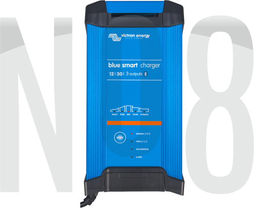 Victron energy Blue Smart IP22 12/30 (1) 12 VOLT 30 AMPER TEK ÇIKIŞLI FANLI ŞARJ CİHAZI