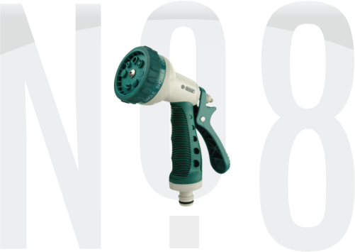 Raco 55508 Yuvarlak Başlıklı 8 Ayarlı Hortum Tabancası