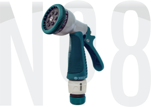 Raco 55326 Yuvarlak Başlıklı 7 Ayarlı Metal Hortum Tabancası