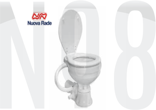 NUOVA RADE ELEKTRİKLİ MARİN TUVALET 12v (BÜYÜK TAŞ)
