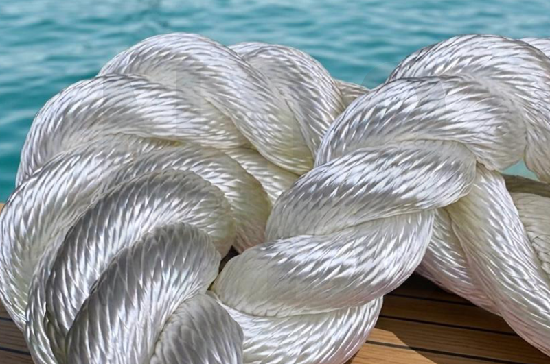 DORİS ÜÇ KOLLU TWIST POLYESTER HALAT BEYAZ RENK