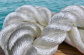 DORİS ÜÇ KOLLU TWIST POLYESTER HALAT BEYAZ RENK