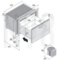 VITRIFRIGO DW70 RFX BUZDOLABI ÇEKMECELİ, 12/24V 66L