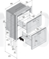 VITRIFRIGO DW210 RFX BUZDOLABI S.S, 12/24V 104+78L
