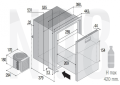 VITRIFRIGO DW42 RFX  BUZDOLABI, PASLANMAZ,12/24V