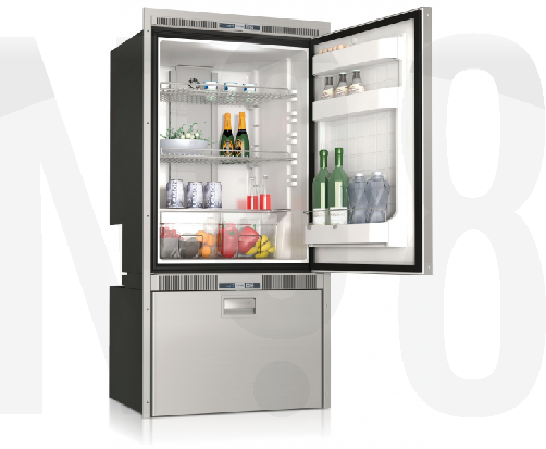 VITRIFRIGO DW250 BTX BUZDOLABI, S.S, 12/24V, 157+75 L
