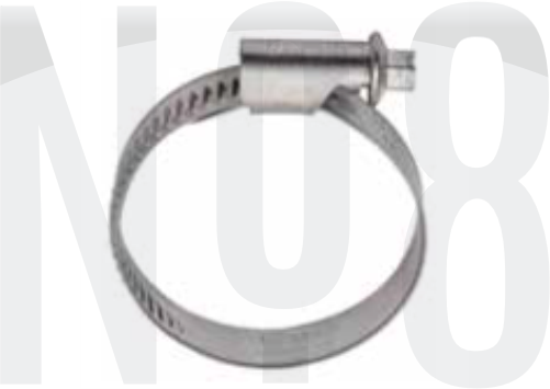 A2 304 Kalite Paslanmaz Norma Kelepçe SX12 C7 W4 Genişlik 12mm DIN3017