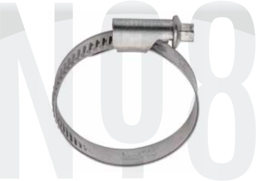 A2 304 Kalite Paslanmaz Arinox Kelepçe SX12 C7 W4 Genişlik 12mm DIN3017