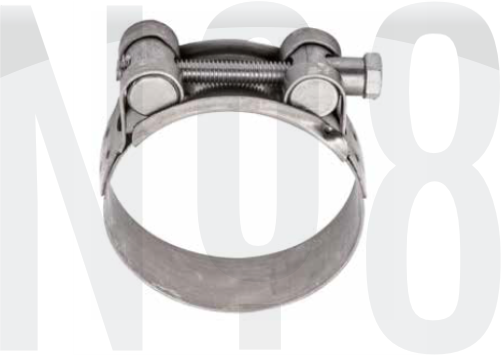 A2 304 Kalite Paslanmaz Arinox Takviyeli Hortum Kelepçesi W4  DIN3017