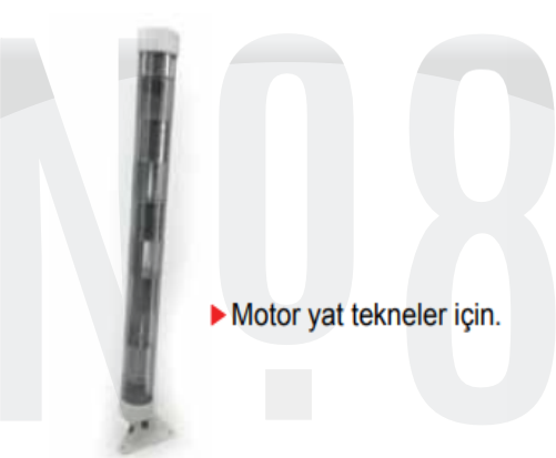 TÜP RADAR REFLEKTÖRÜ MOTOR YAT TEKNELER İÇİN 30,5cm