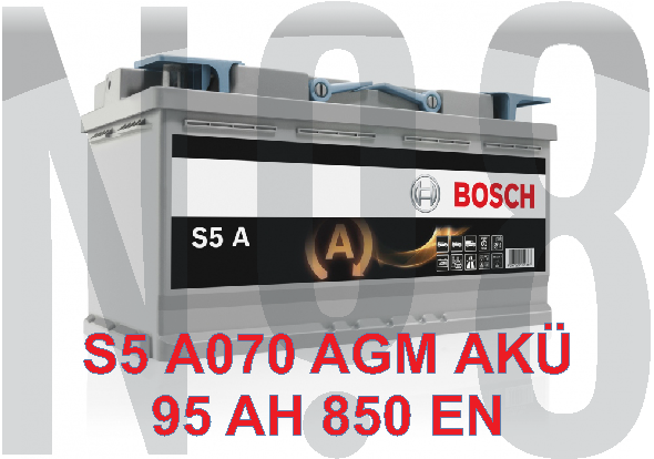 BOSCH S5A AGM - 12V - 95AH - 850CCA