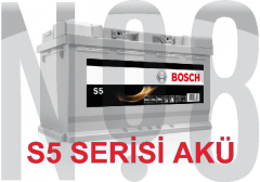 BOSCH S5 - KAPALI SULU - 12V - 55AH - 460CCA