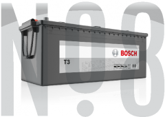 BOSCH T3 - KAPALI SULU - 12V - 110AH - 760CCA