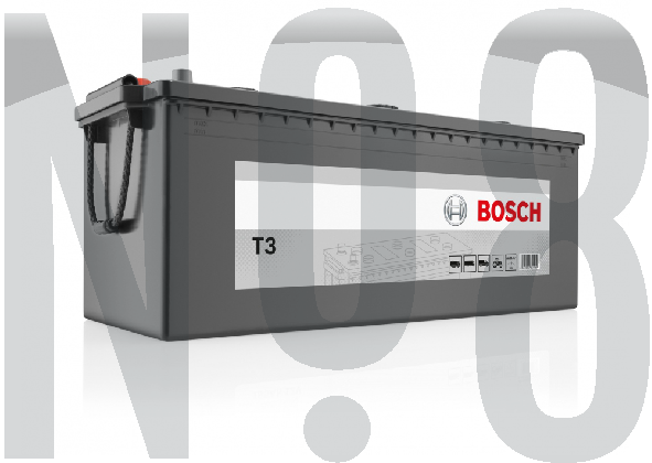 BOSCH T3 - KAPALI SULU - 12V - 140AH - 800CCA