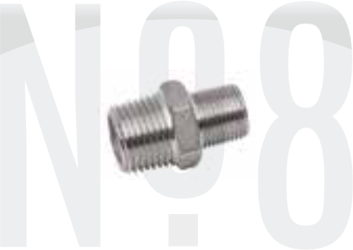 A2 304 Kalite Arinoks Paslanmaz HEX Rediksiyon Nipel 2118