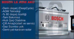 BOSCH L6 AGM - 12V - 115 AH