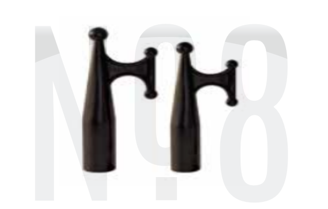 KAKIÇ UCU Ø30mm SİYAH