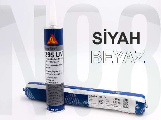 SIKAFLEX 295UV - SİYAH - 300 ML KARTUŞ