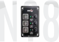 3 ANAHTARLI İZOLELİ DİKEY SWITCH PANEL