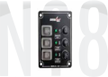 4 ANAHTARLI İZOLELİ DİKEY SWITCH PANEL
