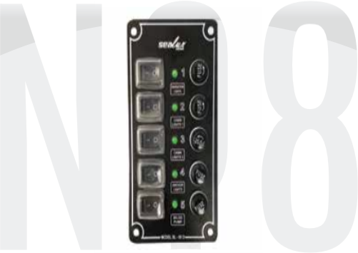 5 ANAHTARLI İZOLELİ DİKEY SWITCH PANEL