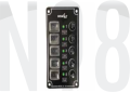 5 ANAHTARLI İZOLELİ DİKEY SWITCH PANEL
