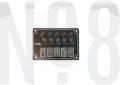 5 ANAHTARLI İZOLELİ YATAY SWITCH PANEL