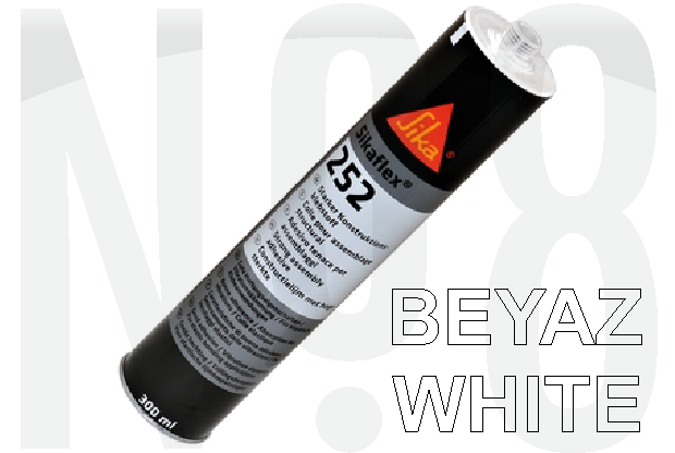 SIKAFLEX 252 - BEYAZ - 300 ML KARTUŞ