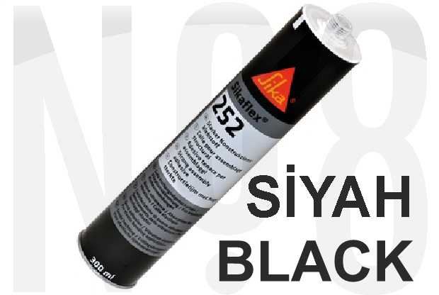 SIKAFLEX 252 - SİYAH - 300 ML KARTUŞ