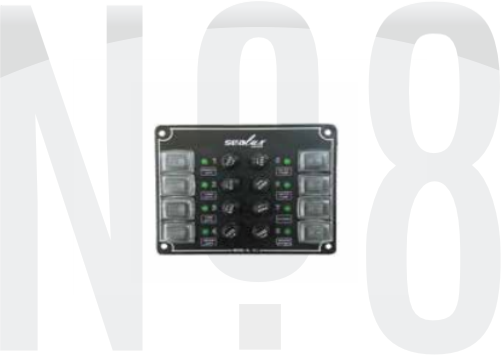 10 ANAHTARLI İZOLELİ KÜÇÜK EBATLI SWITCH PANEL