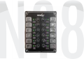 12 ANAHTARLI İZOLELİ KÜÇÜK EBATLI SWITCH PANEL