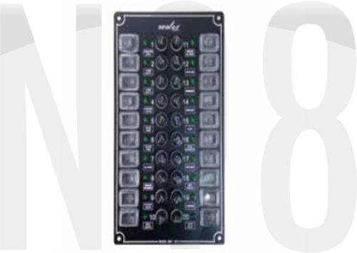 20 ANAHTARLI İZOLELİ KÜÇÜK EBATLI SWITCH PANEL