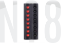 SWITCH PANEL 8 Lİ OTOM.SİGORTALI,led