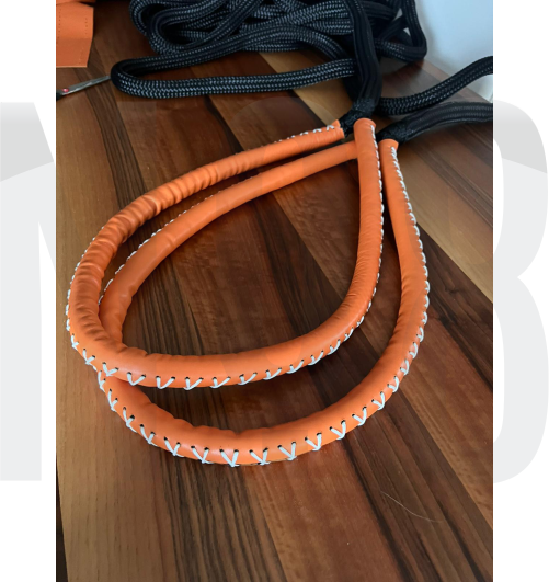 DERİ KASALI ÖRGÜLÜ BAĞLAMA HALATI COLOR LİNE RENKLİ