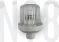 SL12 DİREK BAŞI FENERİ DEMİR BEYAZ Ø19mm