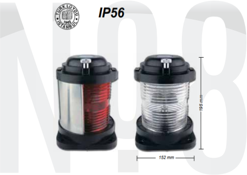 SL50 PUPA FENERİ 135° (SİYAH GÖVDE)