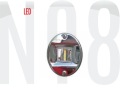 KIÇ FENERİ YUVARLAK cr-ni 12v led