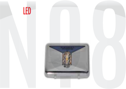 KIÇ FENERİ DİKDÖRTGEN cr-ni 12v led