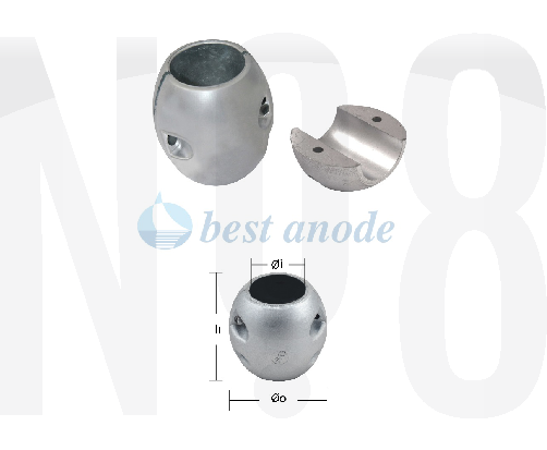 Ağır Tip Şaft Tutyası 102 mm SHX102A Aliminyum Tutya