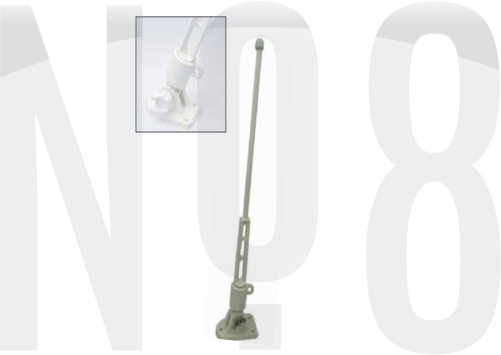 IŞIKSIZ BAYRAK DİREĞİ KATLANIR PLASTİK  38,5cm