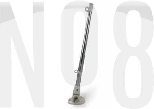 IŞIKSIZ BAYRAK DİREĞİ KATLANIR ALÜMİNYUM 50cm