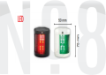 SL12 İSKELE FENERİ SİYAH led 12v