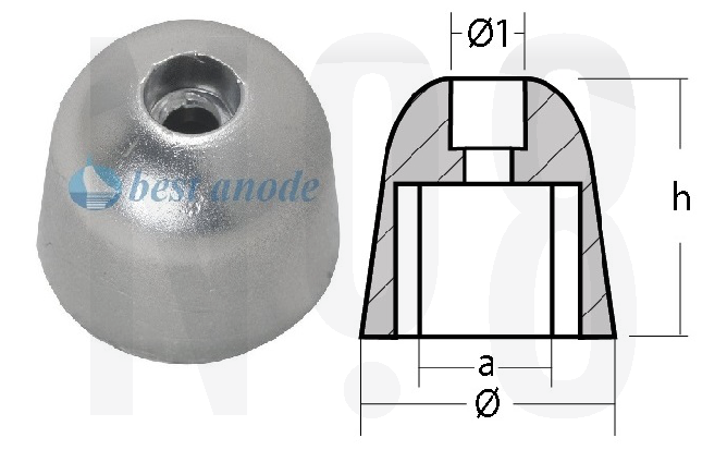 Side Power Bow Thruster, Stern Thruster Tutyası SP125A Aliminyum tutya