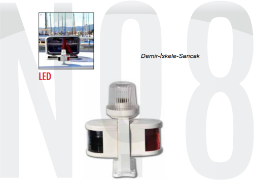 SL12 ÜÇ RENKLİ KOMBİNE LAMBA BEYAZ led 12v