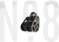MAKARA 8mm CİFTLİ KROM YANAKLI