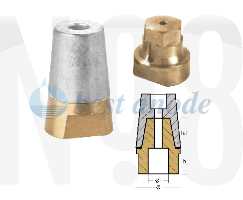 Komple Köşeli Pervane Tutyası 6CP045 TUTYA